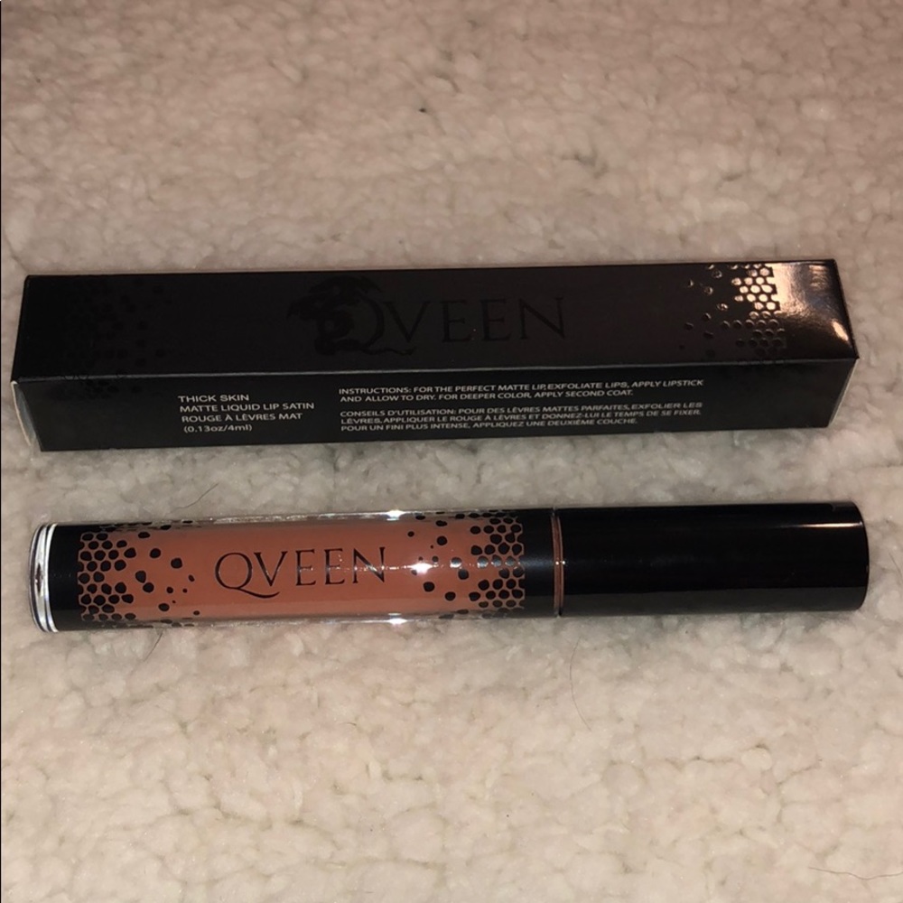 QVEEN Studio Matte Liquid Lip Satin in Thick Skin